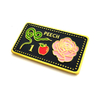 Personalised rose enamel brooch cartoon student pink rose baked enamel brooch pin pin badge