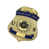 Factory direct supply metal zinc alloy badge custom police badge pin