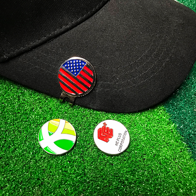 Wholesale Manufacturer of Strong Magnetic Golf Ball Marker Hat Clip Customcustom Hat Clips Can Fit 25-27mm Marker