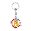 Factory Custom Zinc Alloy Electroplating Baking Paint Colouring Imitation Enamel Metal Keychain