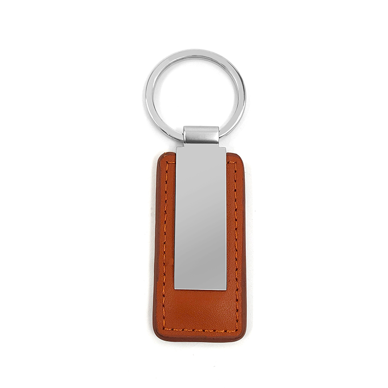 Bag car keychain PU leather keychain pendant small gift