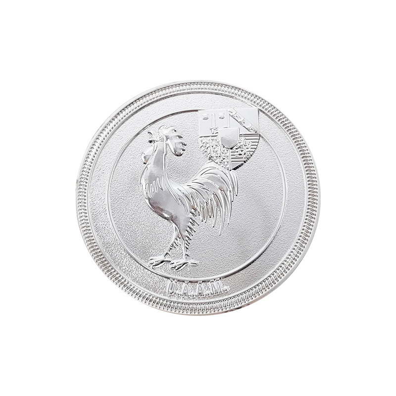 Factory production enterprise school anniversary commemorative coins fine relief gold and silver coins sterling silver commemorative coins