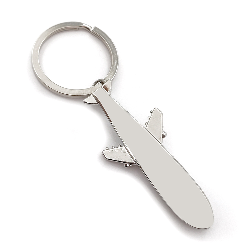 Metal Creative Keychain New Boeing Airplane Pendant Fighter Jet Pendant