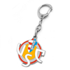 Factory Custom Zinc Alloy Electroplating Baking Paint Colouring Imitation Enamel Metal Keychain