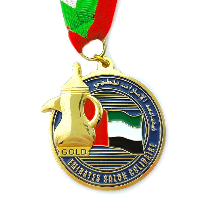 Baking paint medal marathon running games metal zinc alloy mountaineering honour commemorative plaque