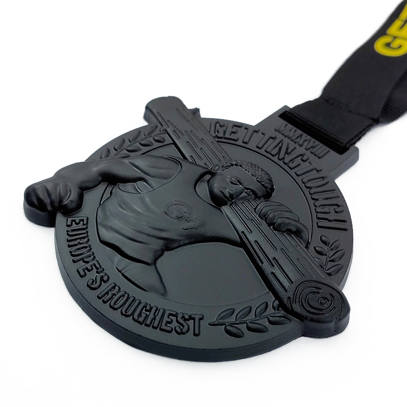 Metal embossed medals awards custom baking paint commemorative running medals