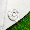 Fashion Blank Metal Magnet Golf Ball Marker Hat Clip Accesorios