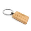 Wooden keychain can be engraved logo printing creative small gifts pendant