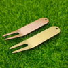 Custom Metal Golf Divot Repair Tools American Golf Turf Tools with Custom Ball Markers Gold