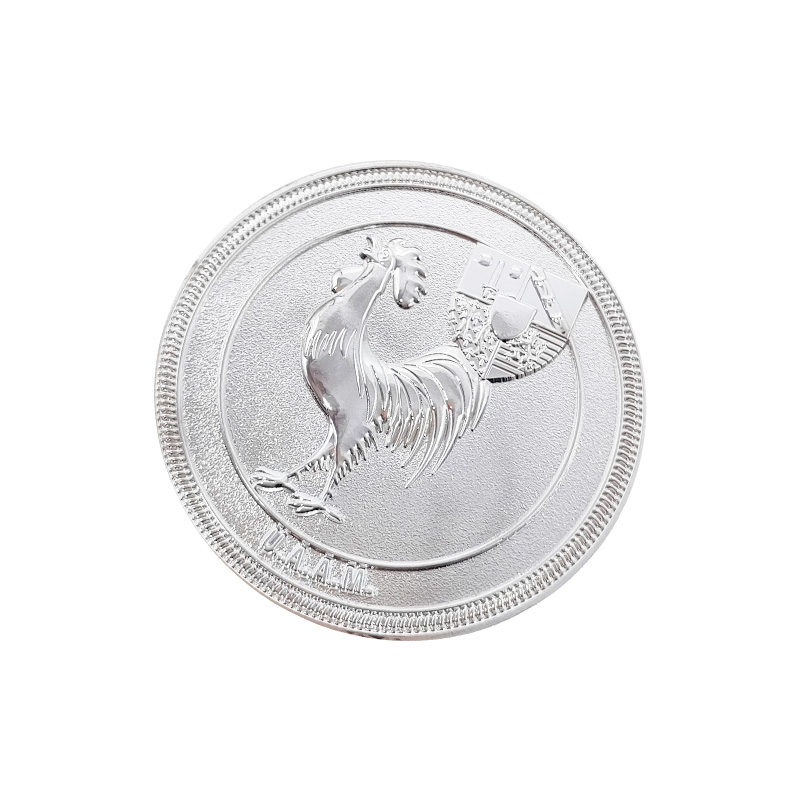 Factory production enterprise school anniversary commemorative coins fine relief gold and silver coins sterling silver commemorative coins