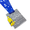 Factory custom electroplating baking paint metal medals zinc alloy marathon sports medals sports games competition medals