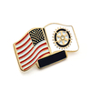 Metal Flag Pin Love Medal Student Badge Memorial Pin Accessories