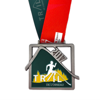 Athletic Games Metal Hollowing Baking Lacquer Gold, Silver And Bronze Medals Marathon Finisher Medals Customised