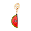 Metal creative watermelon keychain business gifts personality men and women pendant