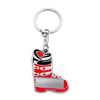 Cartoon shoes metal zinc alloy baking paint keychain