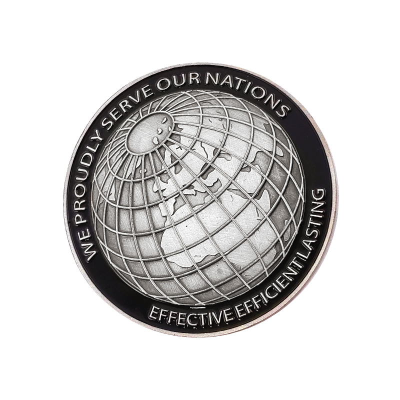 Advertising gifts promotional creative travel commemorative coin double-sided coin zinc alloy gift