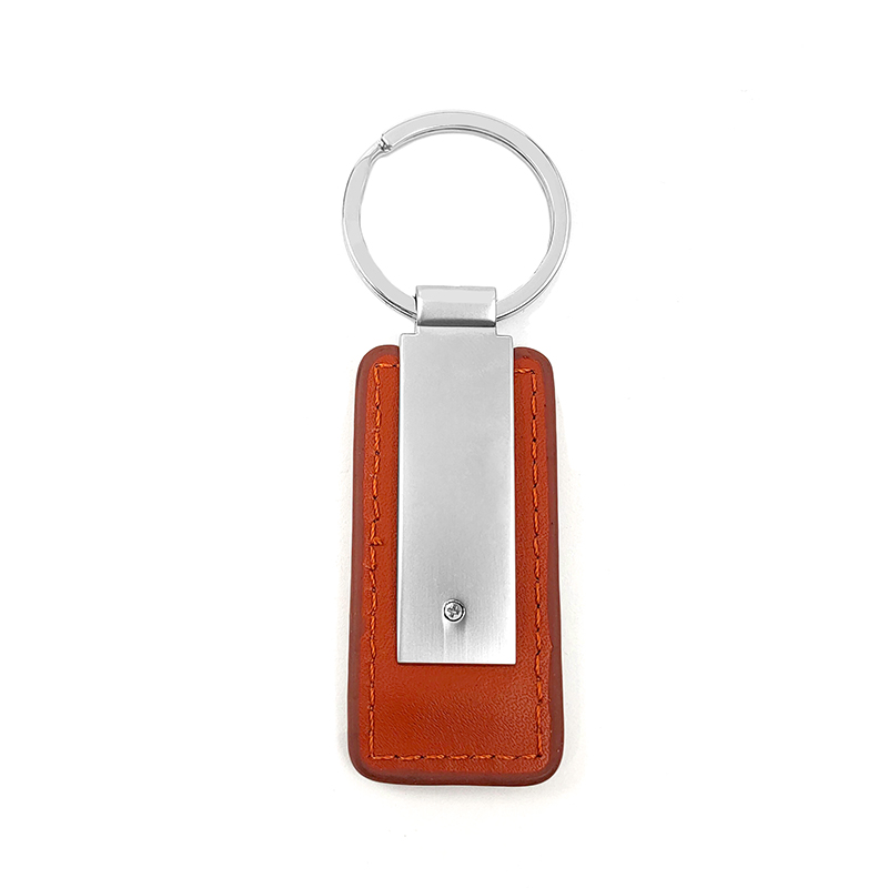 Bag car keychain PU leather keychain pendant small gift