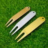 Custom Metal Golf Divot Repair Tools American Golf Turf Tools with Custom Ball Markers Gold