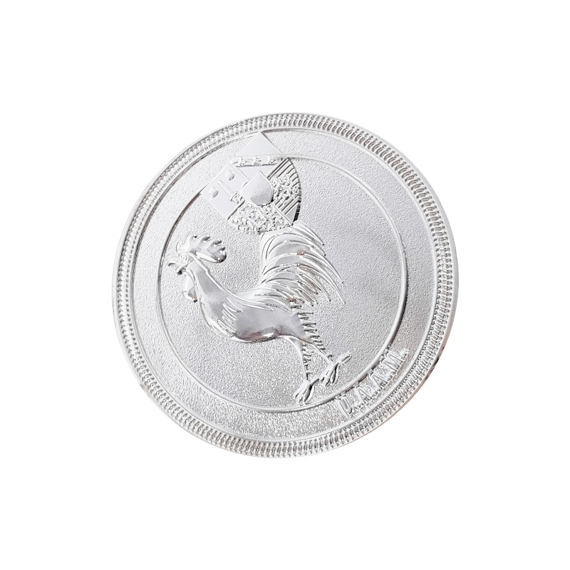 Factory production enterprise school anniversary commemorative coins fine relief gold and silver coins sterling silver commemorative coins