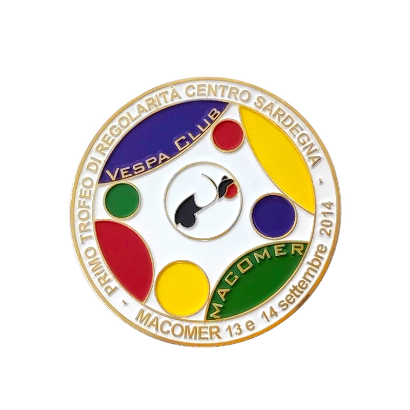 Die-casting baking paint commemorative coins custom-made tourist attractions zinc alloy metal commemorative coins