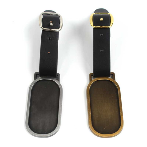 Custom Square Printed Travel Luggage Labels Clothing Pendant Sublimation Luggage Tag Blank