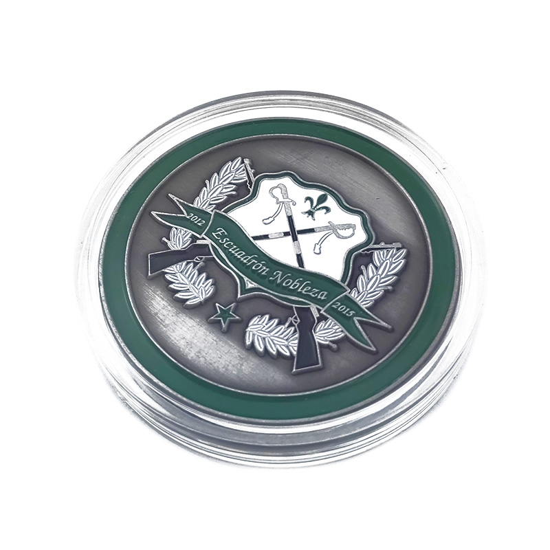 Commemorative Coin Acrylic Collector's Box Coins Coins Commemorative Coin Collector's Small Round Box Protective Case