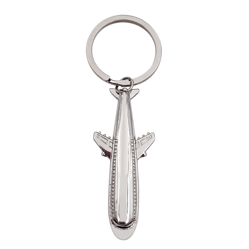 Metal Creative Keychain New Boeing Airplane Pendant Fighter Jet Pendant