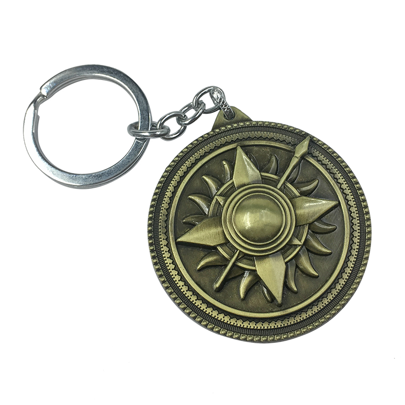 New Europe And The United States Bronze Zinc Alloy Metal Keychain Travel Souvenirs Pendant