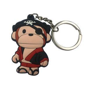 New PVC Car Keychain Pendant Advertising Gifts Cartoon Animation Jewellery Accessories