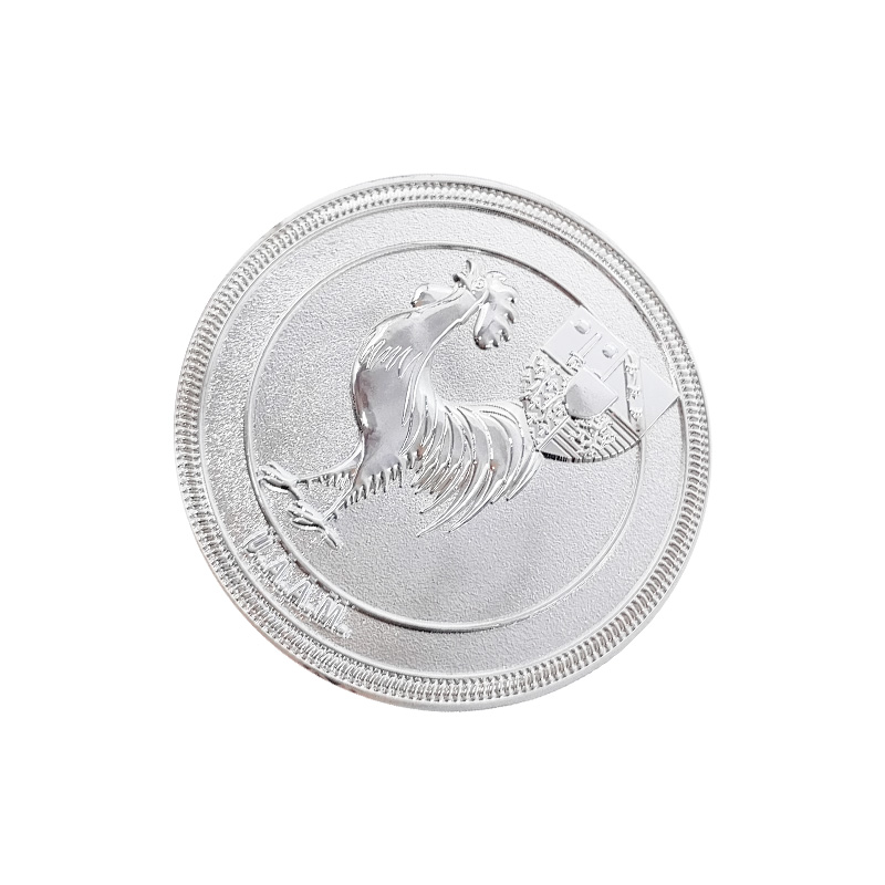 Factory production enterprise school anniversary commemorative coins fine relief gold and silver coins sterling silver commemorative coins