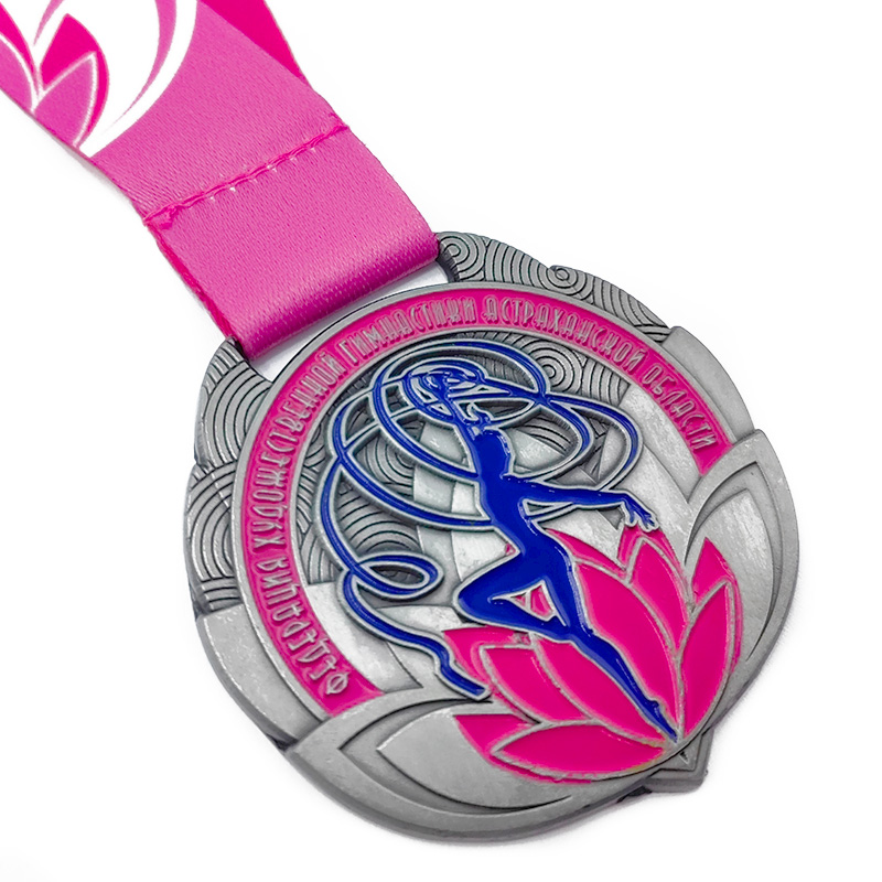 Gymnastics Competition Medals Custom Metal Zinc Alloy Event Medals