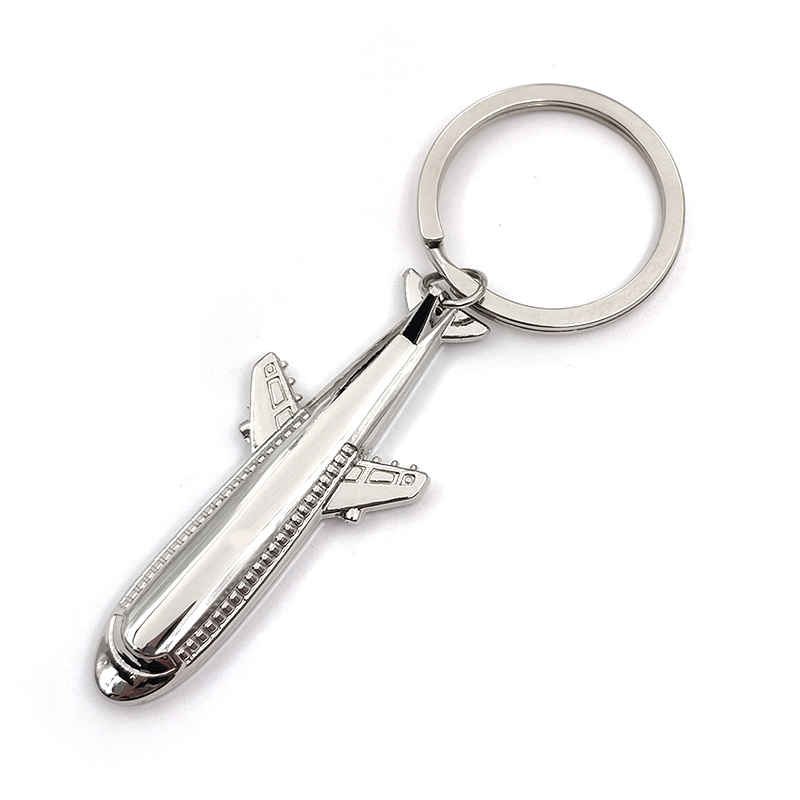 Metal Creative Keychain New Boeing Airplane Pendant Fighter Jet Pendant