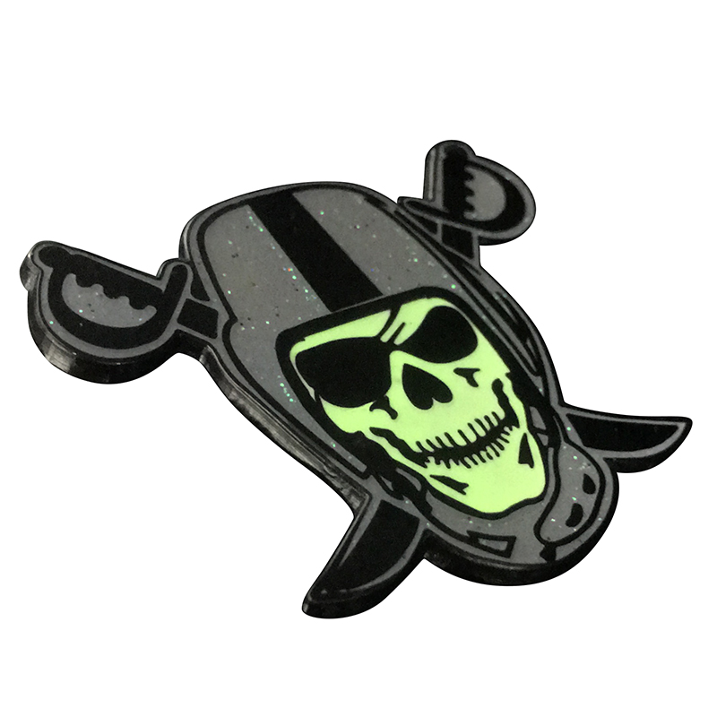 Punk Skull Brooch Vintage Halloween Spooky Skull Badge Pin Personalised Clothes Jewellery