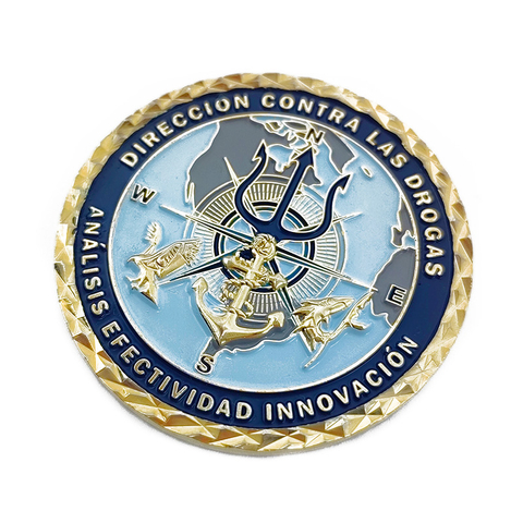 Metal commemorative coins customised creative styling design double sided lacquered medallion gift commemorative coins