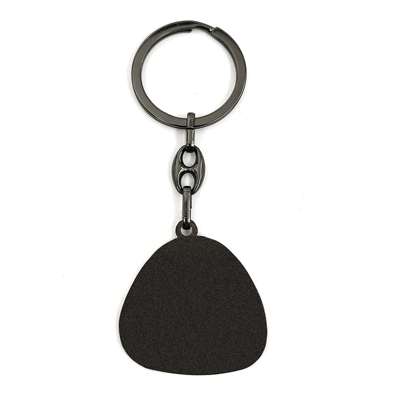 Metal zinc alloy imitation enamel anniversary gift pendant car keychain 