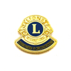 Lions Clubs Badge Custom Baked Lacquer Zinc Alloy Badge