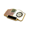 Metal Flag Pin Love Medal Student Badge Memorial Pin Accessories