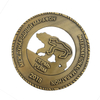 Customised Electroplated Metal Skeleton Medallion Challenge Coin