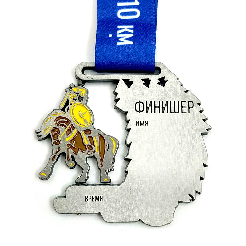 Honourer Running Medal Hollow Out Hanging Design Medal Marathon Walking Race Event Commemorative Hanging Plaque