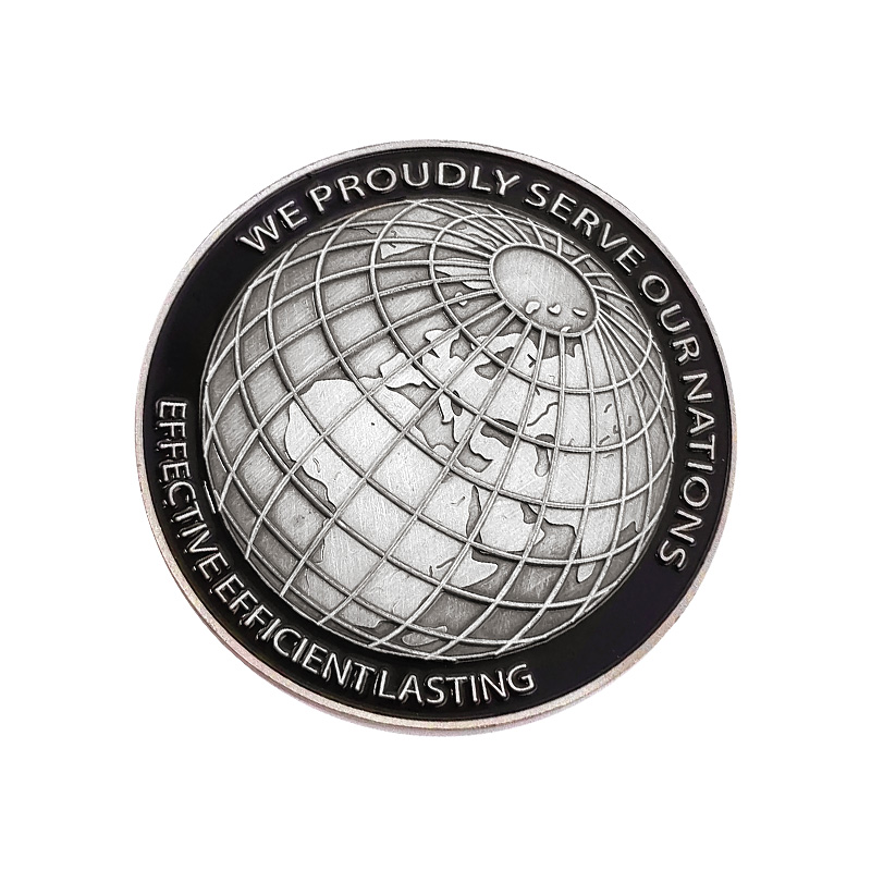 Advertising gifts promotional creative travel commemorative coin double-sided coin zinc alloy gift