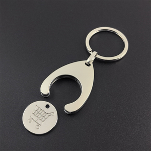 Token Holder KeychainSource Manufacturer Token Holder Metal Key Chain Alloy Car Key Chain Custom Wholesale Spot Supply 