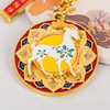 Dunhuang Rotating Keychain Mogao Grottoes Schoolbag Pendant Keychain Pendant Cultural And Creative Small Gifts Good Luck