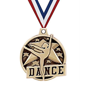 Metal Children's Primary School School Corporate Club Ballet Dance Activity Competition Medal Commemorative Ribbon Medal