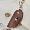 First Layer Cowhide Key Bag Multifunctional Genuine Leather Car Key Bag Door Handmade Creative Key Storage Bag Wholesale