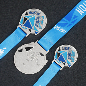 Metal paint hollow medal custom zinc alloy sports competition medal custom marathon event medal