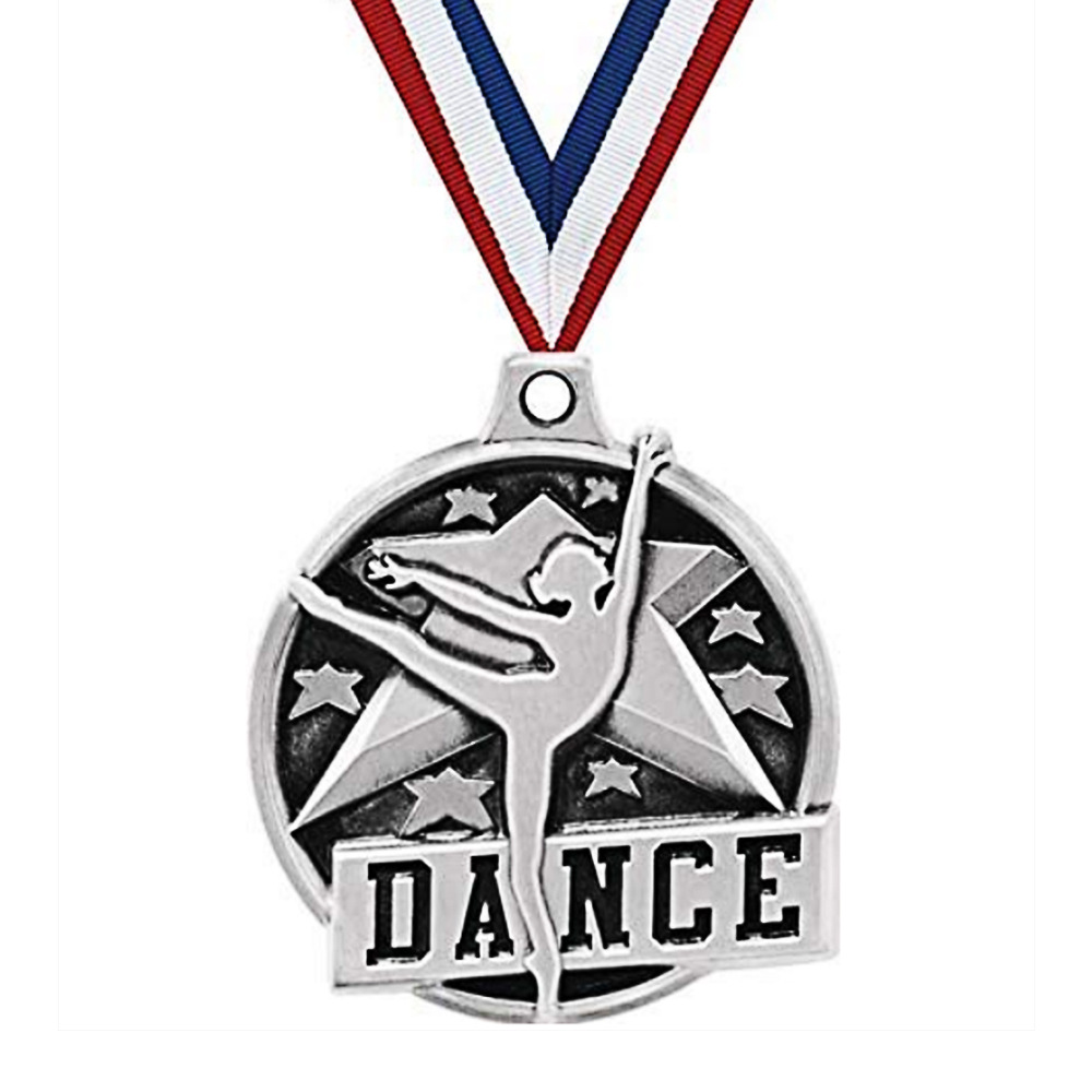 Metal Children's Primary School School Corporate Club Ballet Dance Activity Competition Medal Commemorative Ribbon Medal