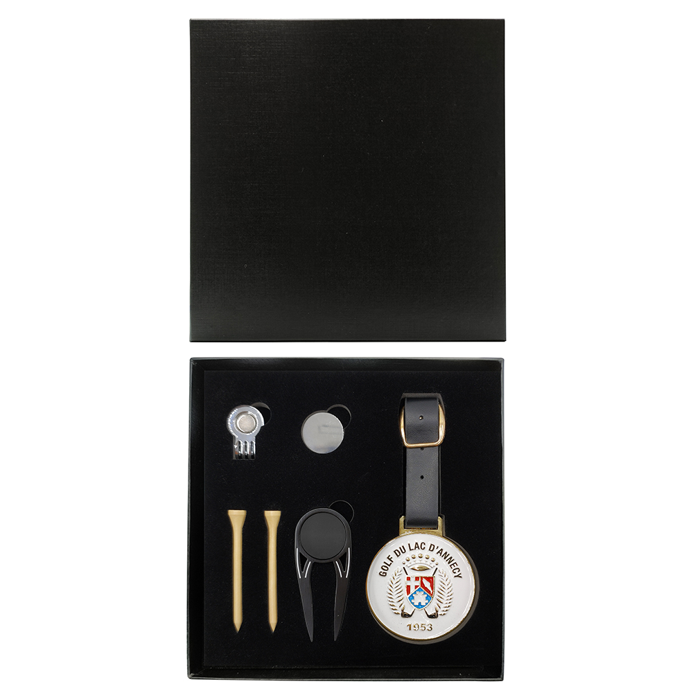 18cm New Golf Accessories Gift Box Set Tag Ball Fork Ball Nail Cap Clip Mark Wooden Box Paper Box Current Mold