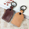 Hand-stitched Vintage Cowhide Car Keychain Creative Small Gift Exquisite Key Pendant