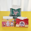 Cartoon Anime Colored Tissue Box Bathroom Cartoon Paper Box Storage Box Car Creative Tissue Box