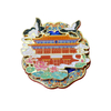 Metal rotating refrigerator magnet creative Shenwu Gate Corner Tower tourist souvenir Forbidden City cultural and creative gift refrigerator magnet